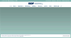 Desktop Screenshot of isdp.org