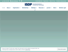 Tablet Screenshot of isdp.org